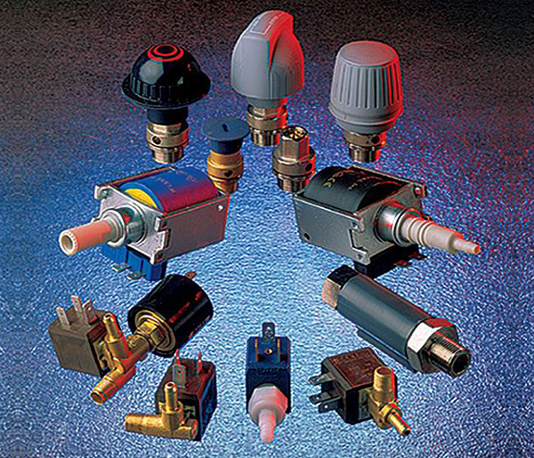 Solenoid valves、Solenoid Pumps、Pressure Switches、Safety Valves